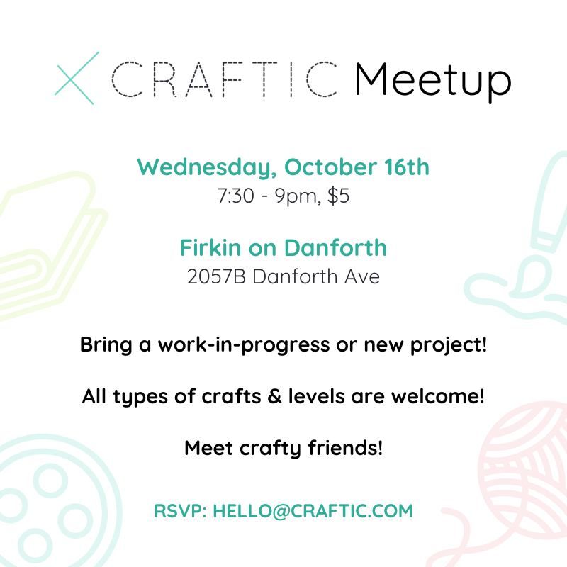 Craftic Meetup @ Firkin on Danforth