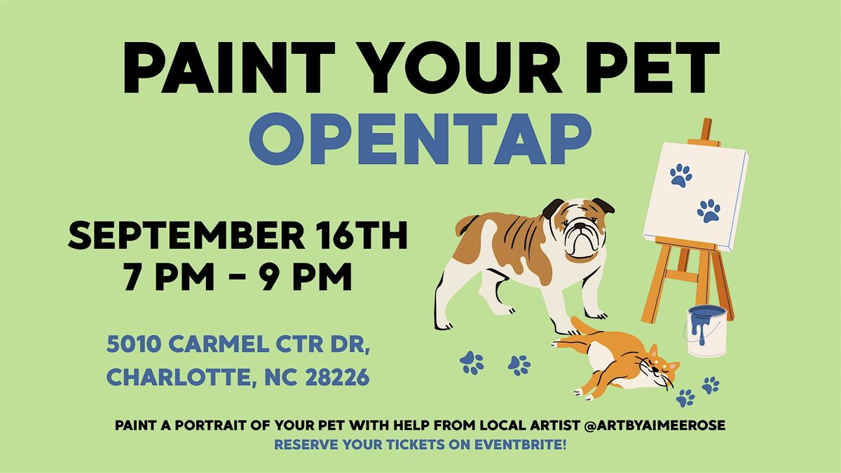 Paint Your Pet at OpenTap