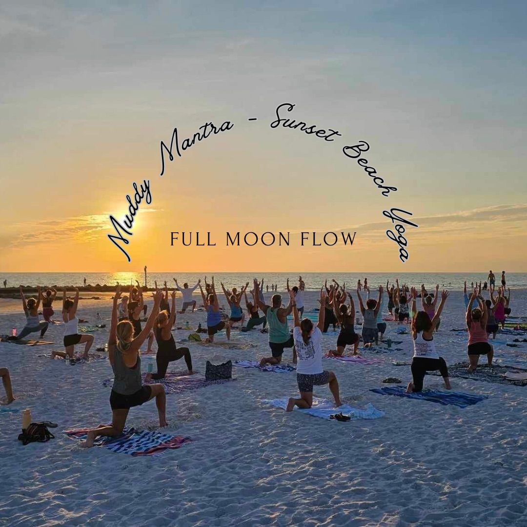Sunset Beach Yoga - Flower Full Moon Flow