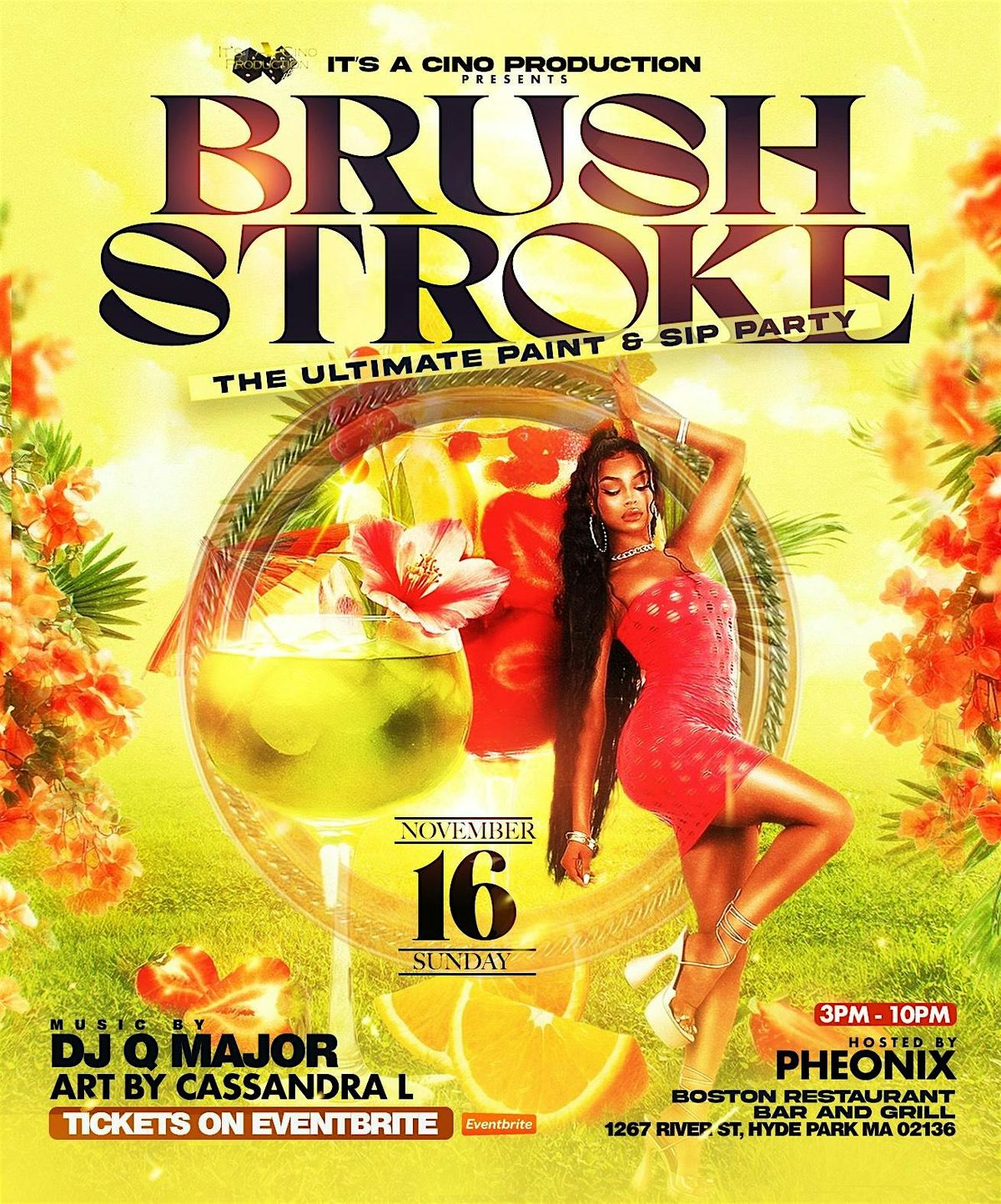 Brushstroke The Ultimate Paint and Sip Party