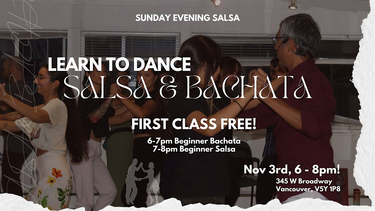 Learn to Dance Salsa and Bachata - First Class Free