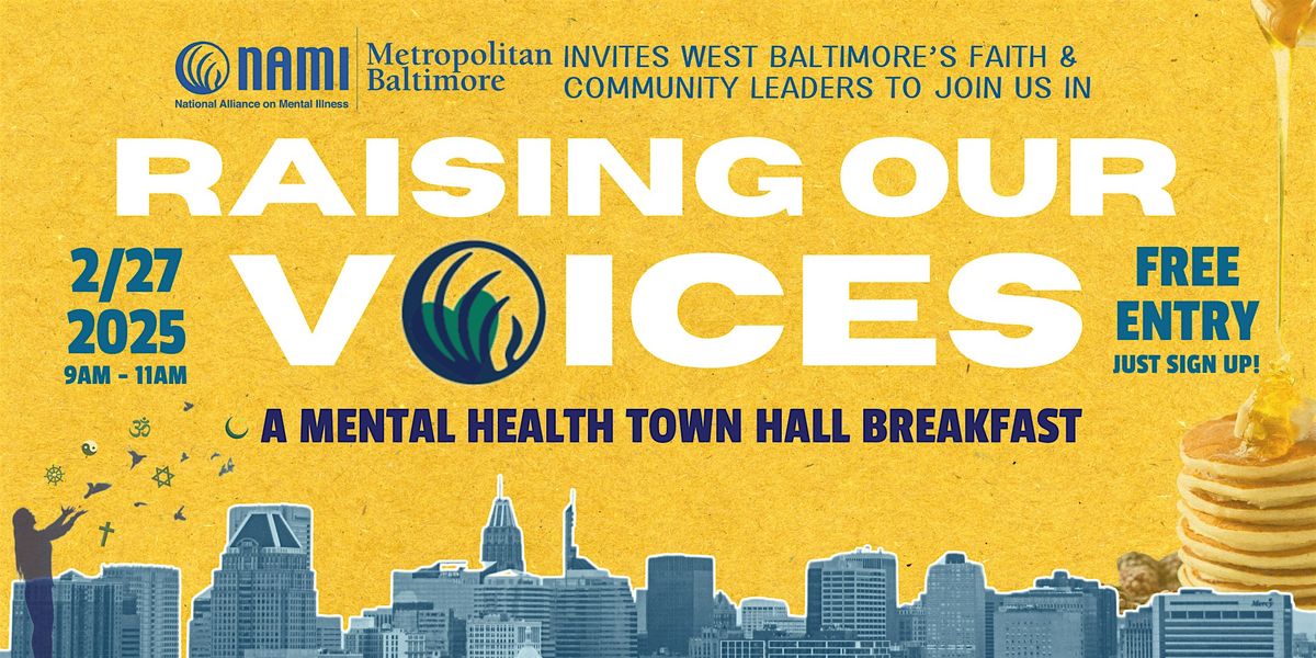 A Mental Health Town Hall Breakfast for West Baltimore Leaders