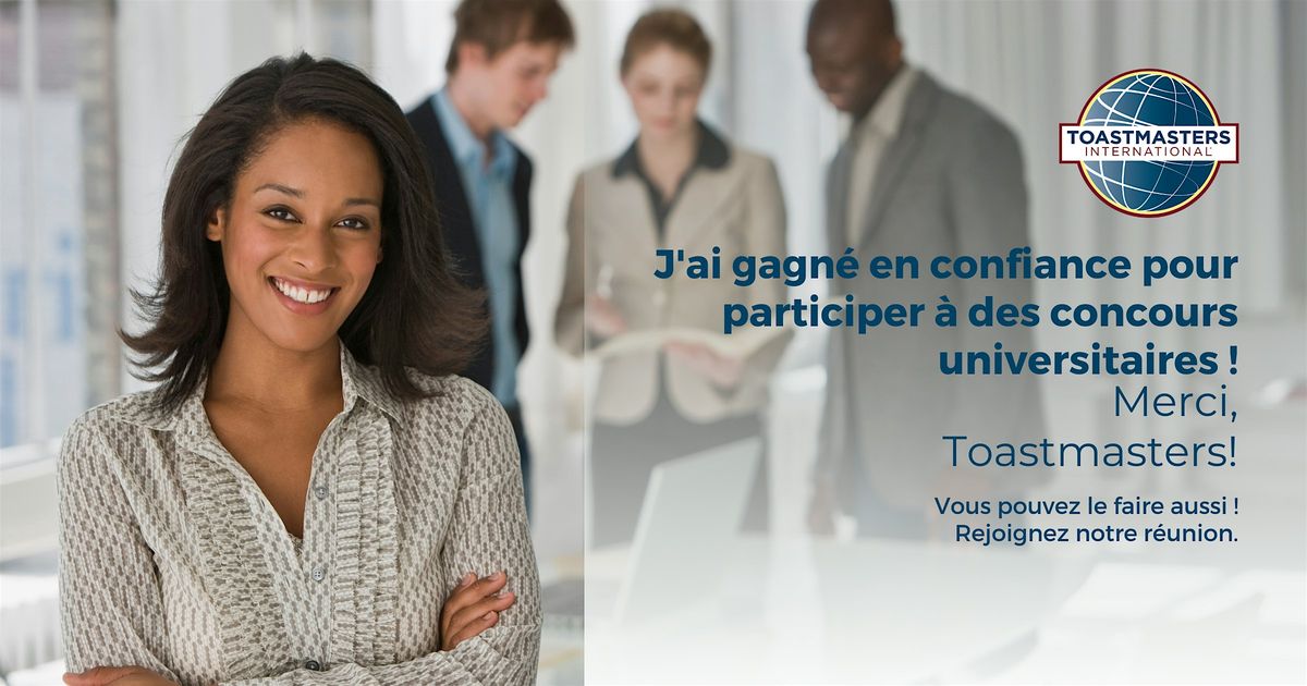 Soir\u00e9e Toastmasters \u00e0 Gatineau | Chaque Mardi Soir