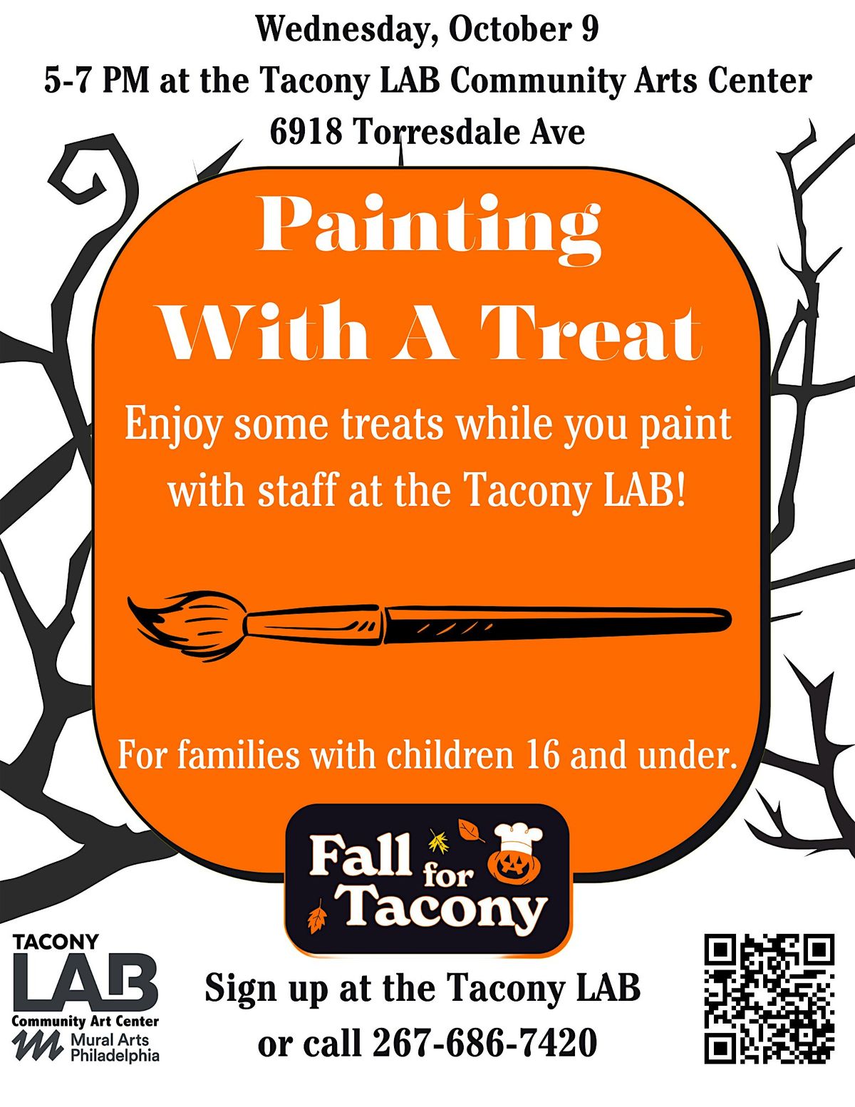 Painting With A Treat with Bob Dix(For families with children ages 8 to 16)