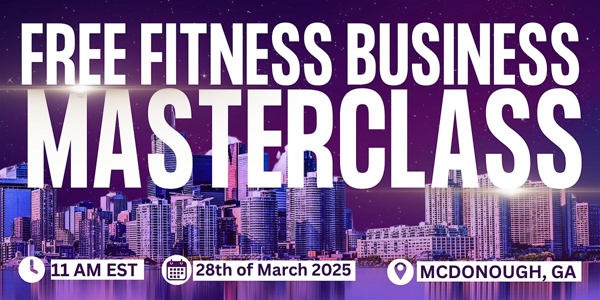 FREE Fitness Business MasterCLass