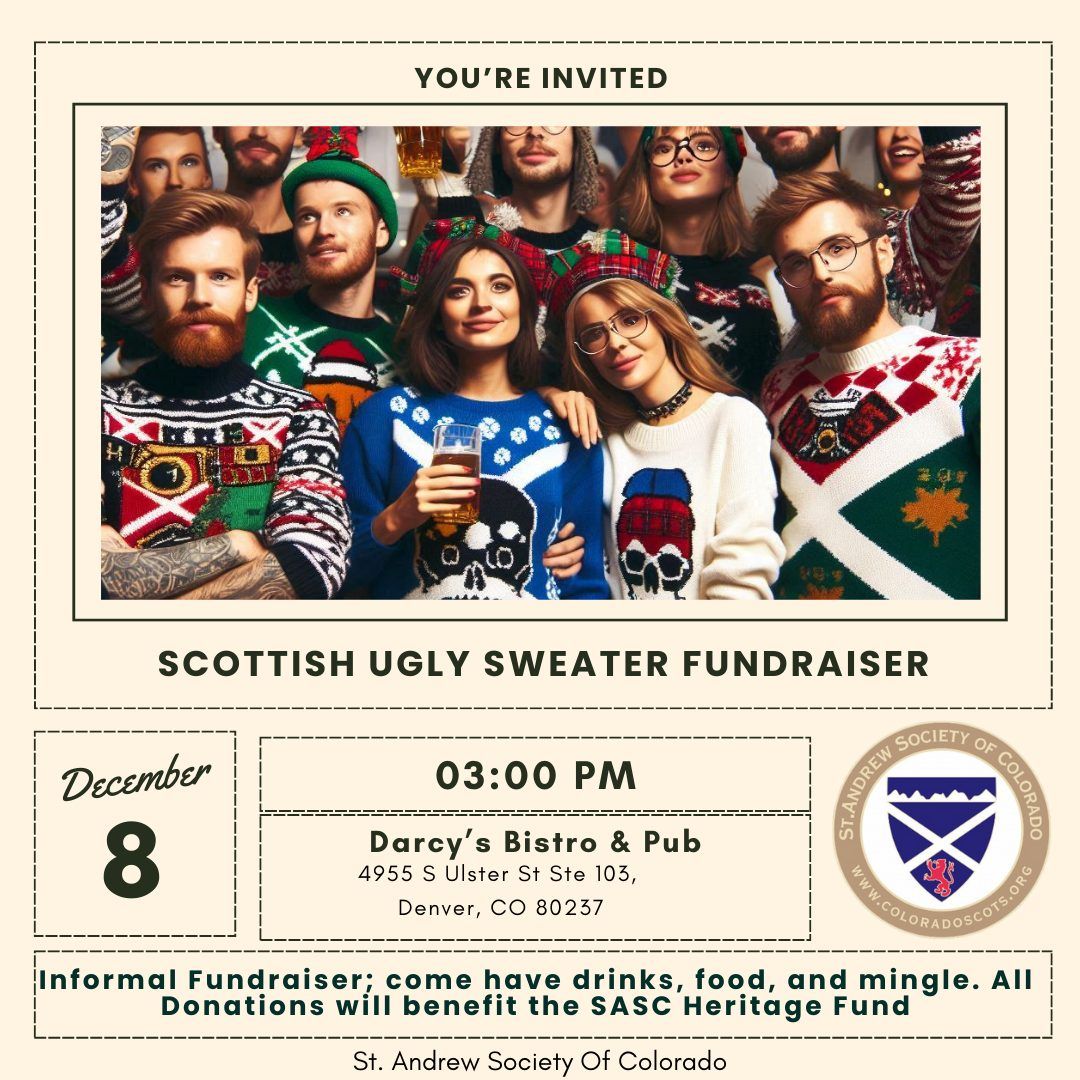 Scottish Ugly Sweater Fundraiser