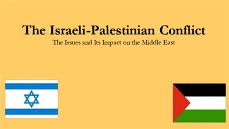 Evening Lecture: The Israeli-Palestinian Conflict