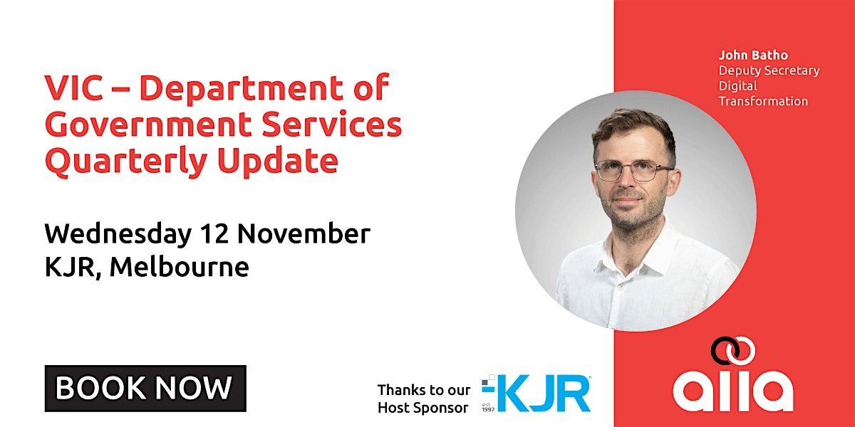 VIC \u2013 Department of Government Services Quarterly Update