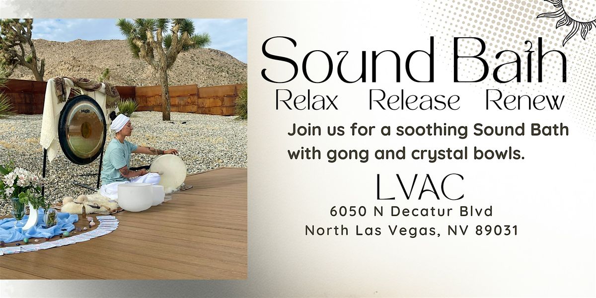 Sound Bath with Gong and Crystal Bowls