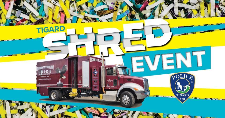 Free Shred Day with Tigard Police