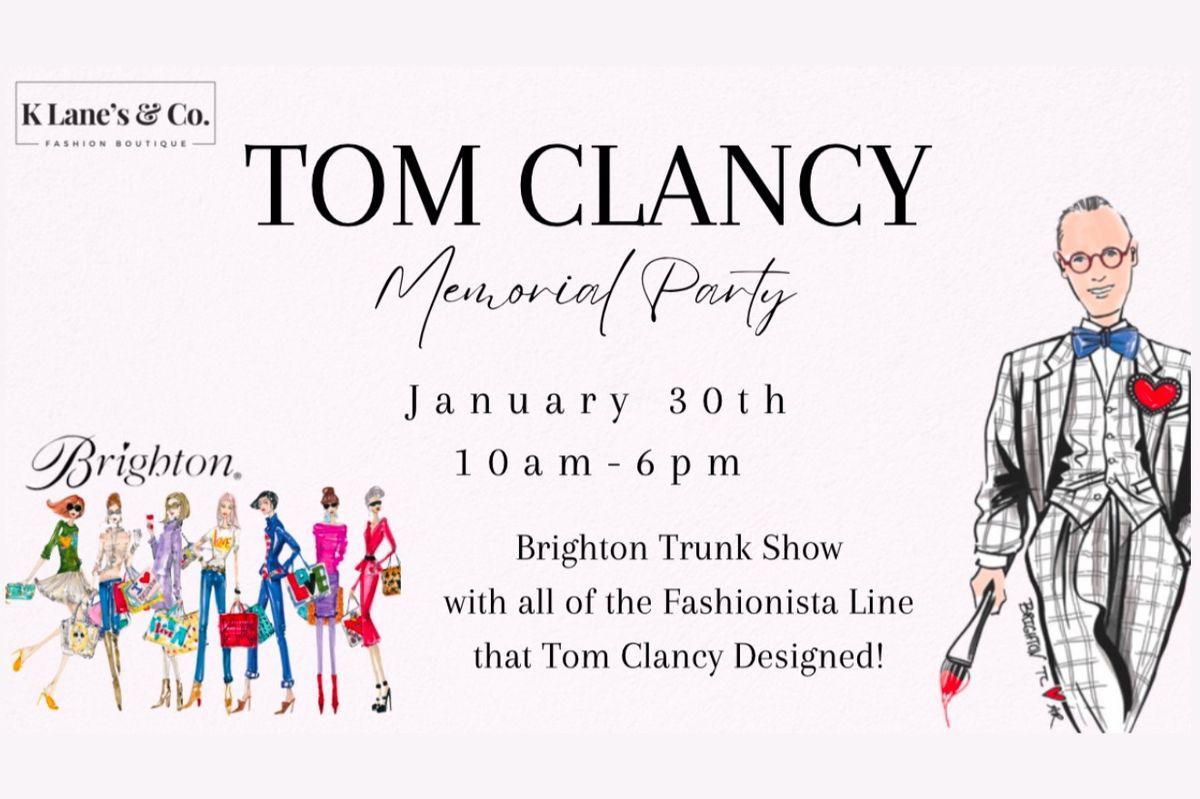 Tom Clancy Memorial Party @ K Lane\u2019s & Co. \ud83d\udc60