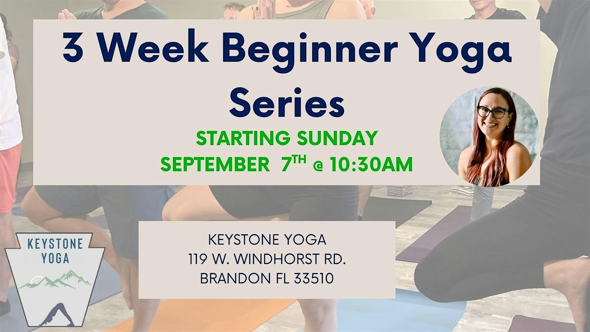 3 Week Beginner Yoga Series