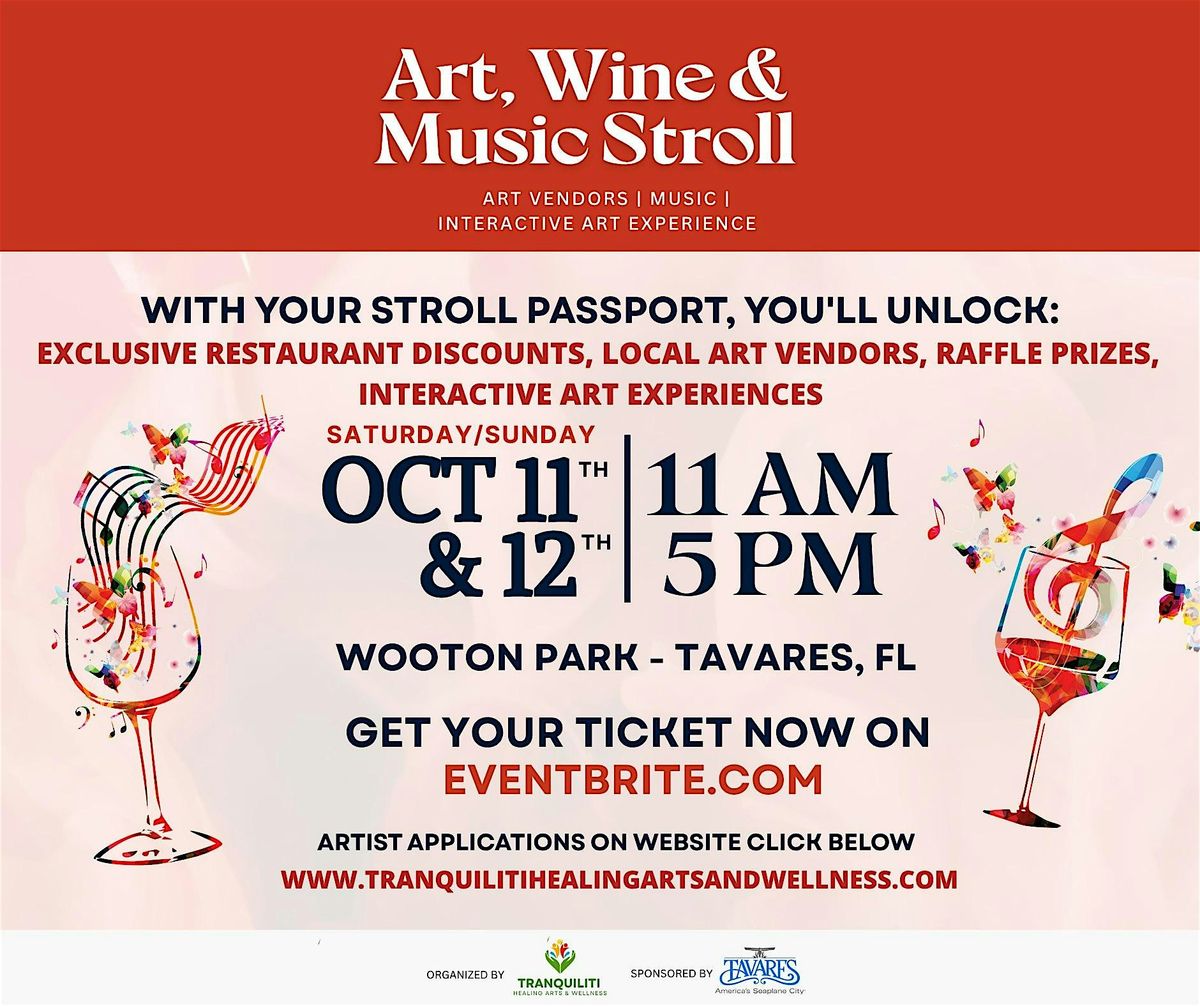 Tavares Art Show, Wine & Music Stroll