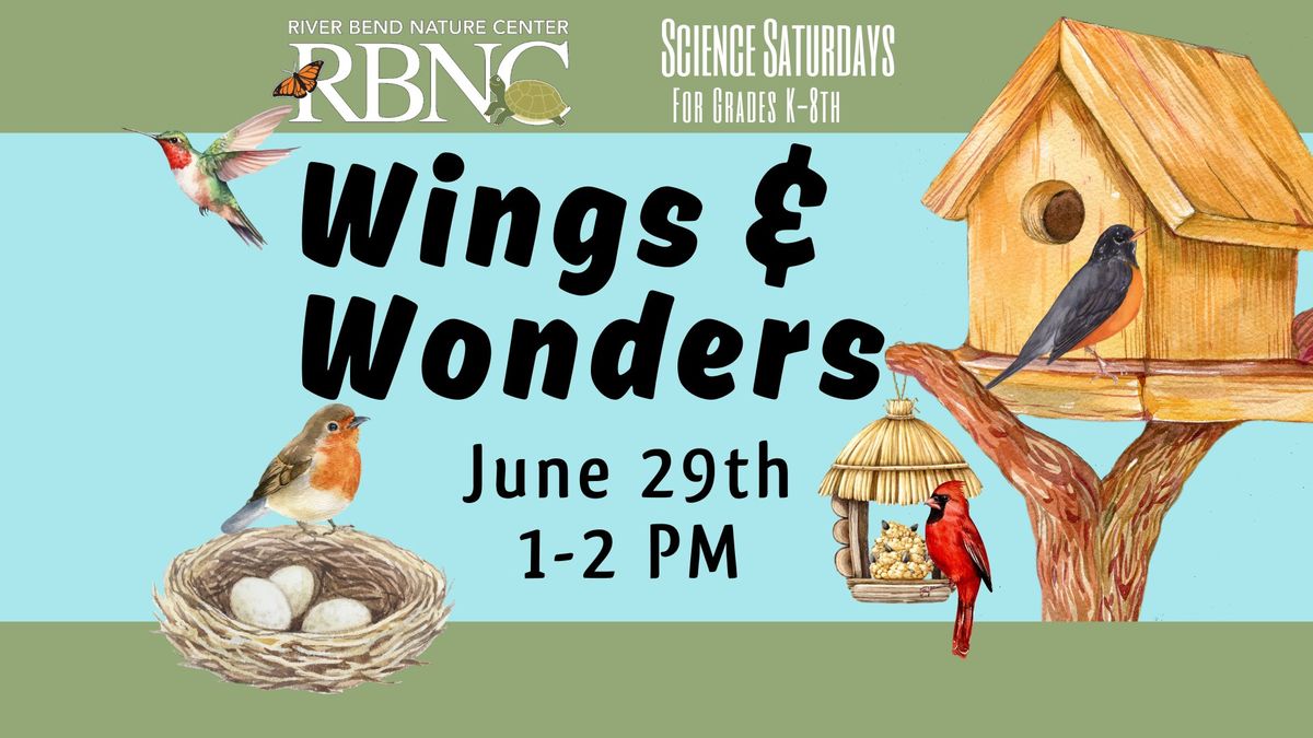 Science Saturday: Wings & Wonders