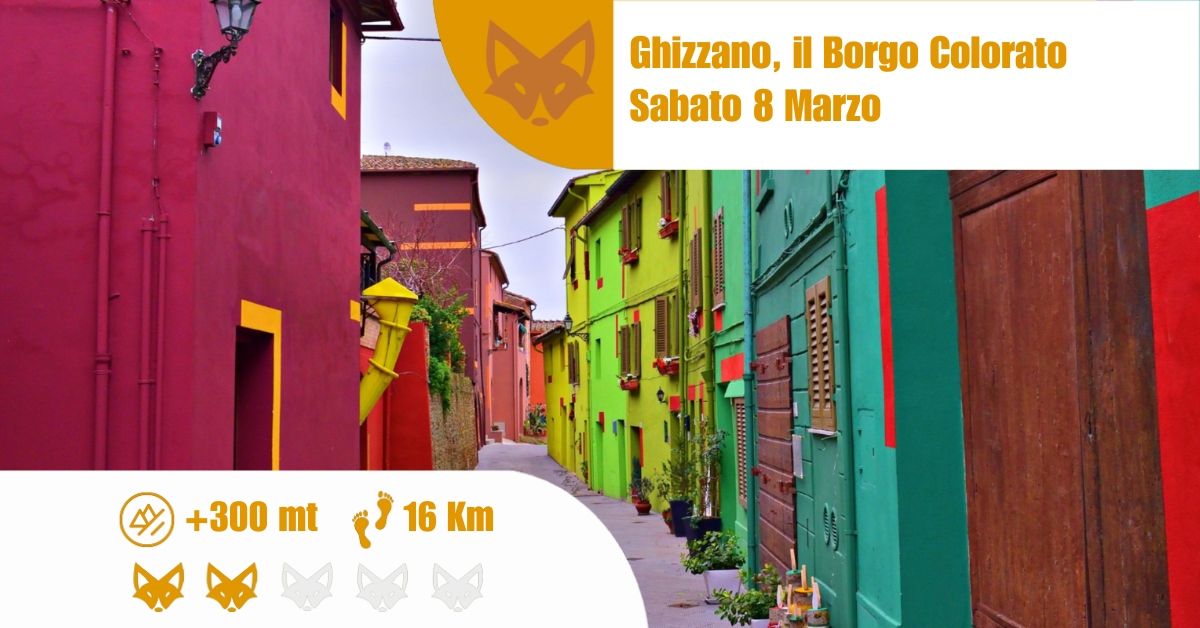 Ghizzano, il borgo colorato 