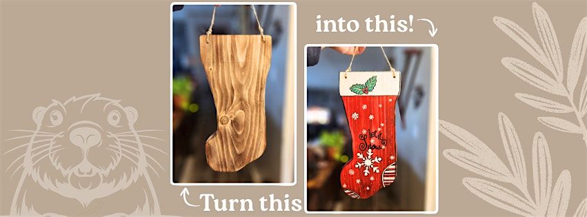 DIY Wood Stocking Workshop