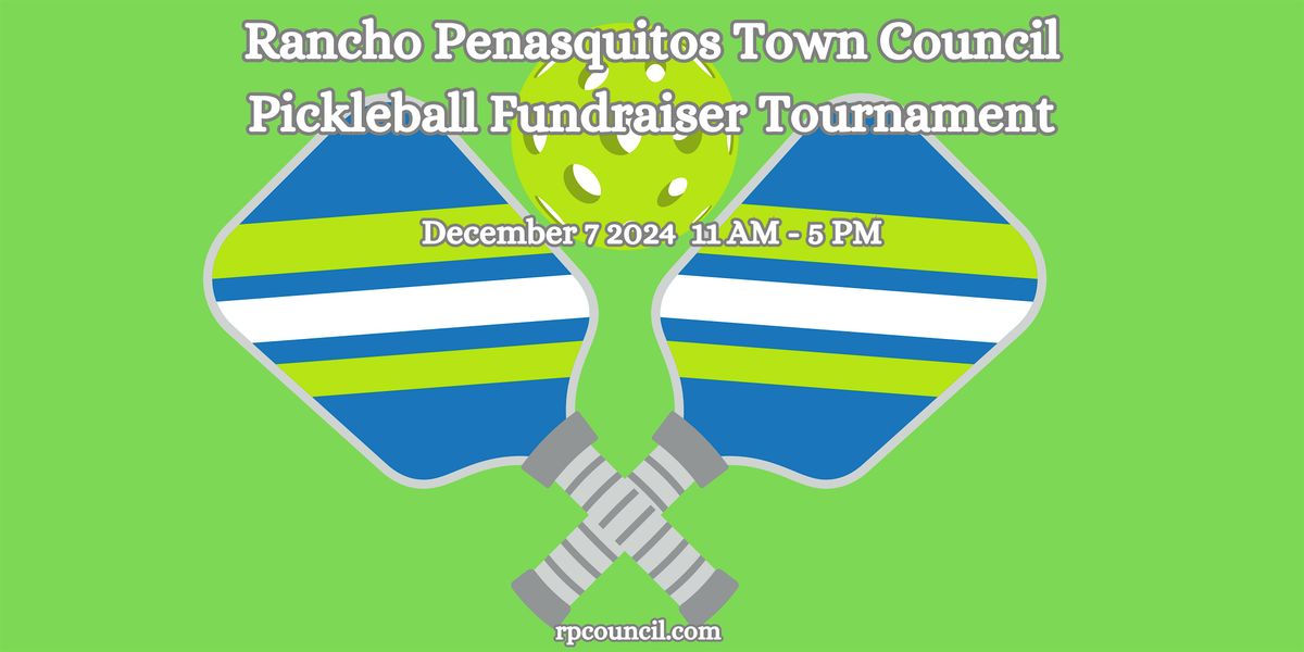 RP Town Council Pickleball Tournament Fundraiser