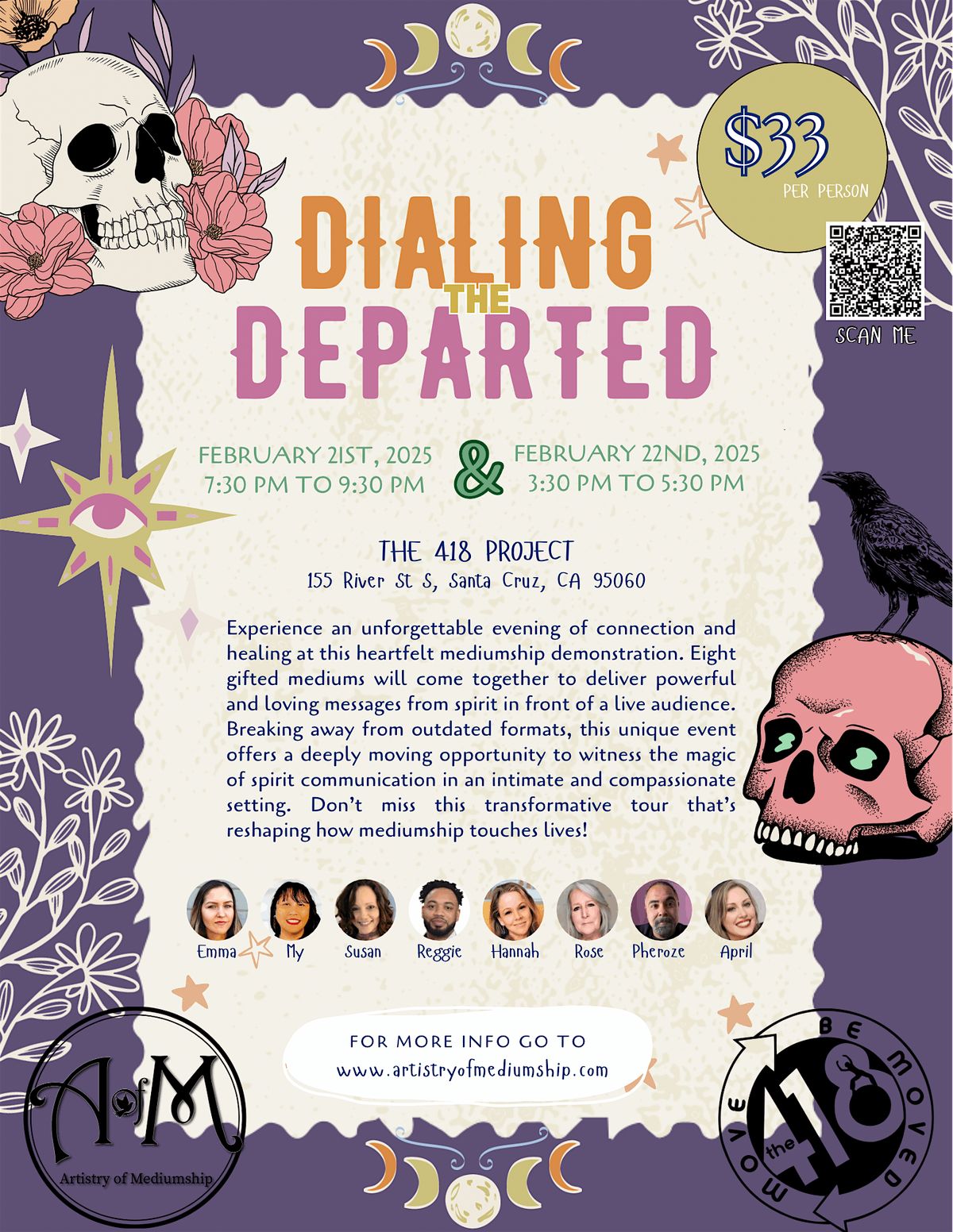 Dialing The Departed - Largest EVER Mediumship Tour Event To Hit Nor Cal