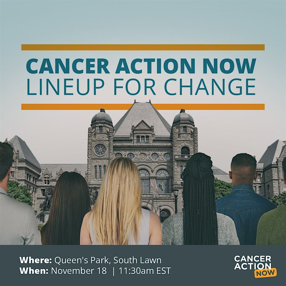 The longest line of Ontarians impacted by cancer