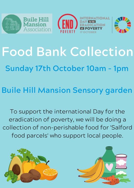 Food Bank collection to support the International day for the eradication of poverty