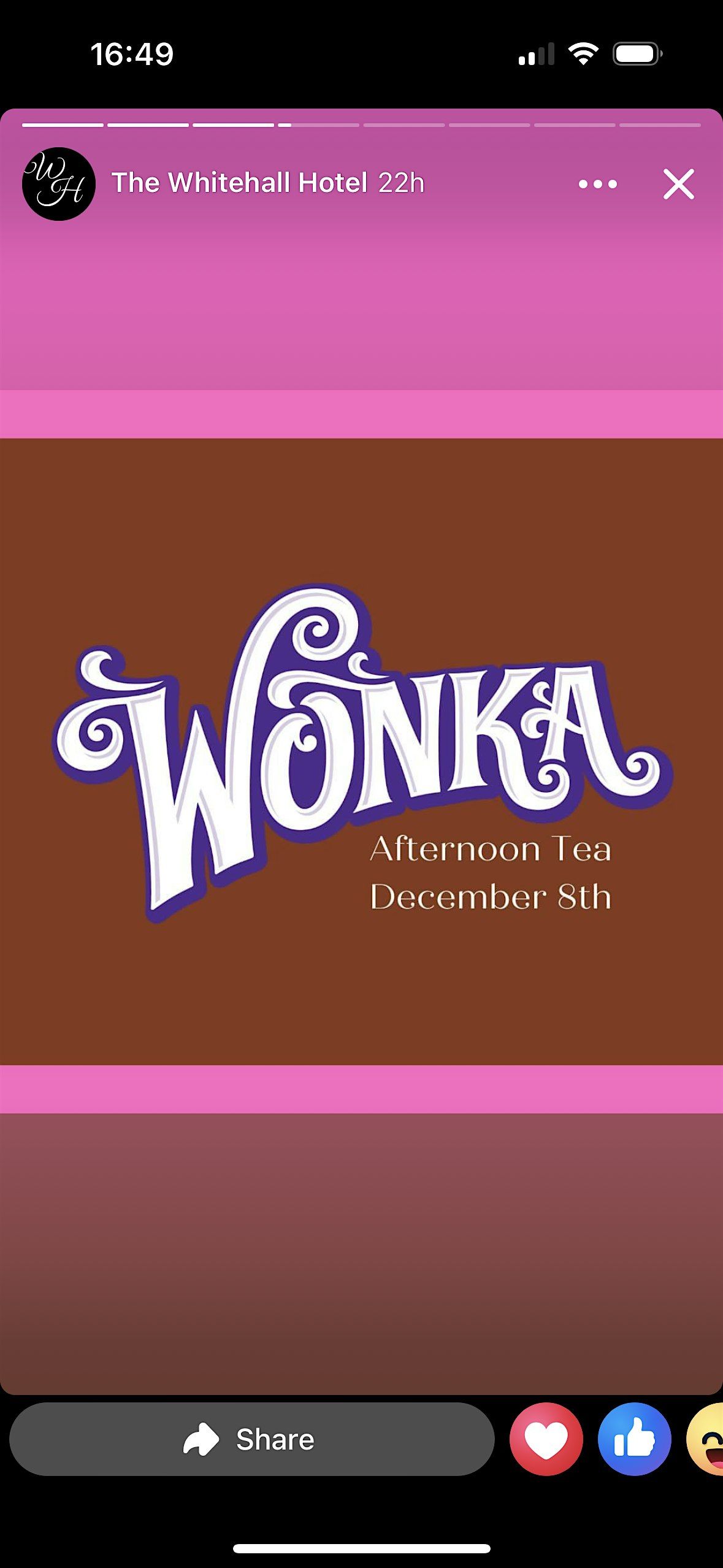 Wonka inspired Afternoon Tea (Whitehall)