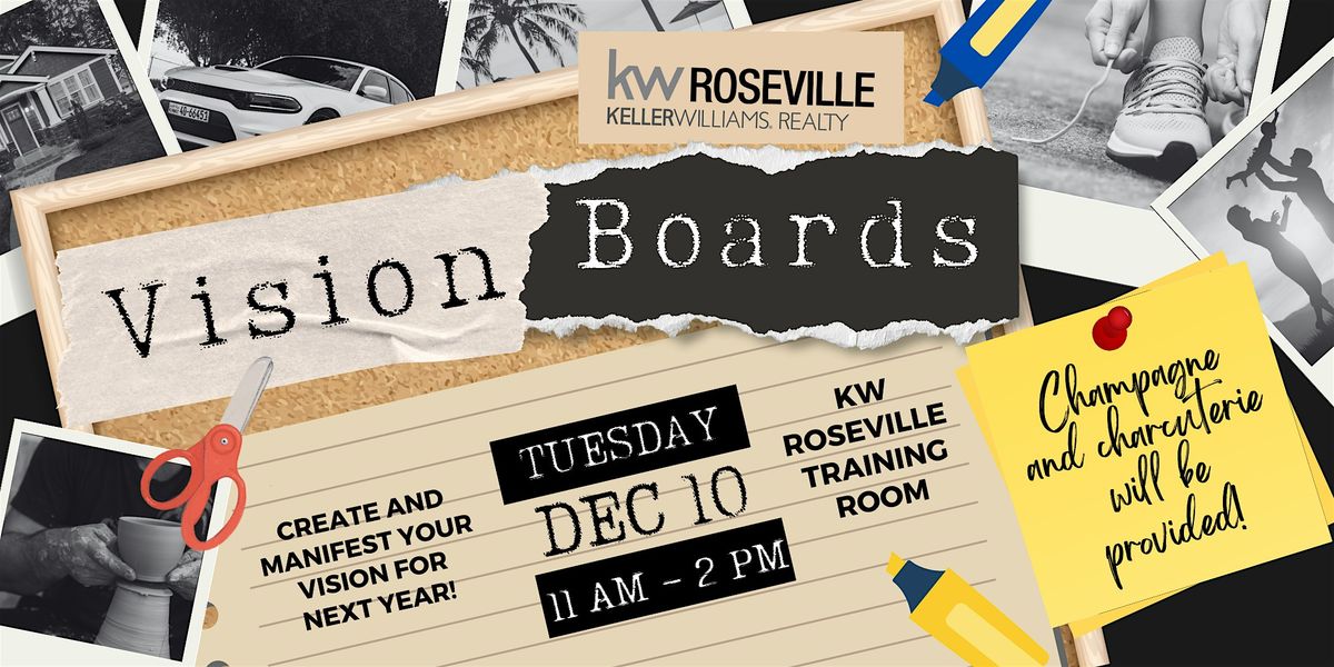 KW Roseville 2025 Vision Boards Workshop