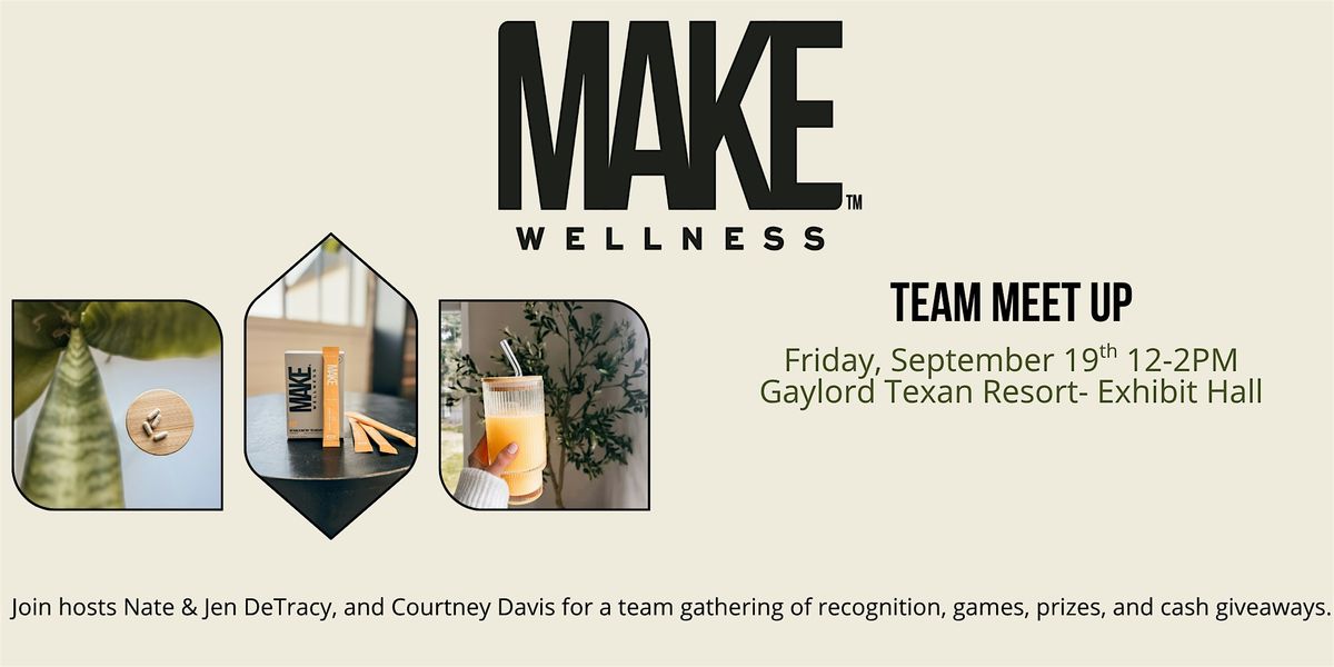 You're Invited to Our Team Meet Up!