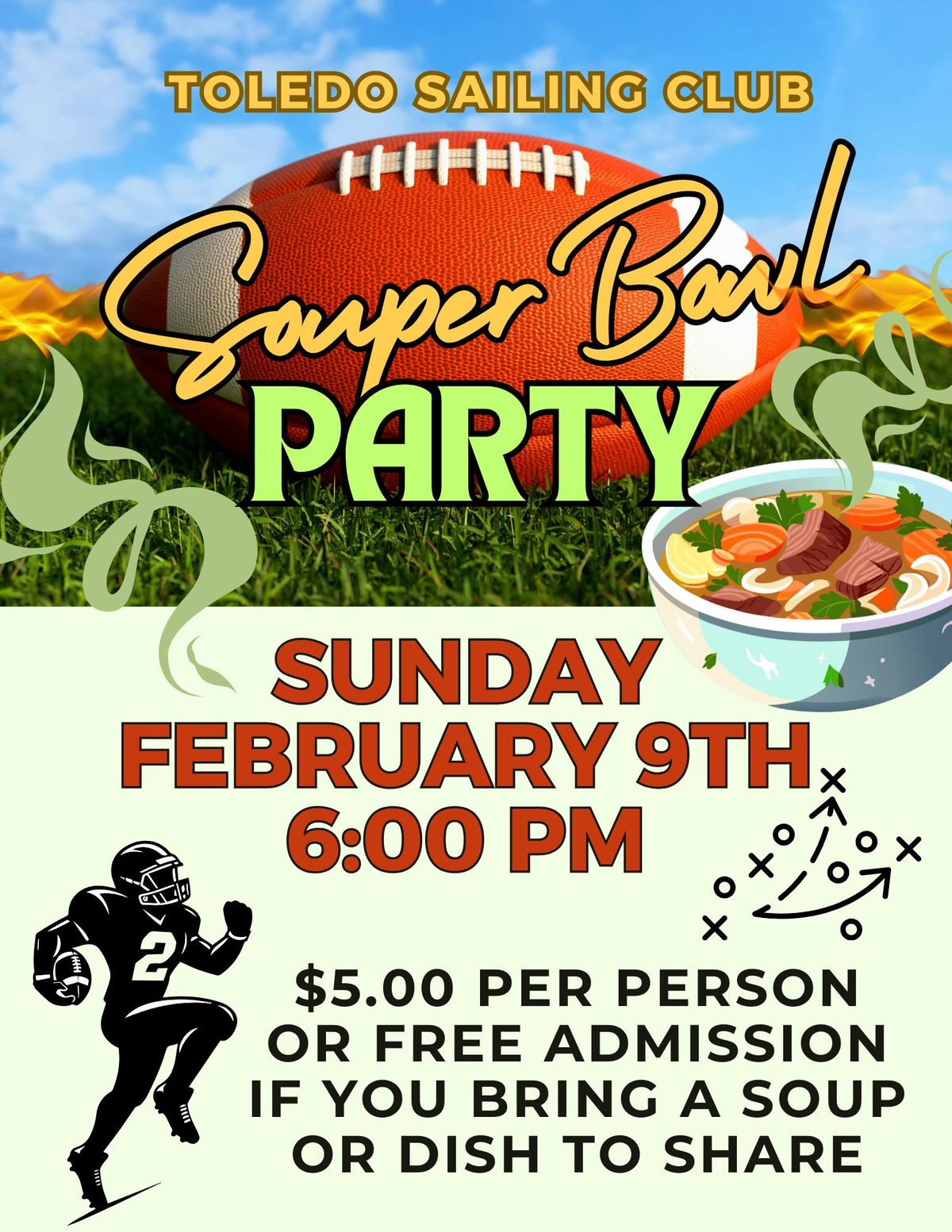 Souper Bowl Party (Not a public event)