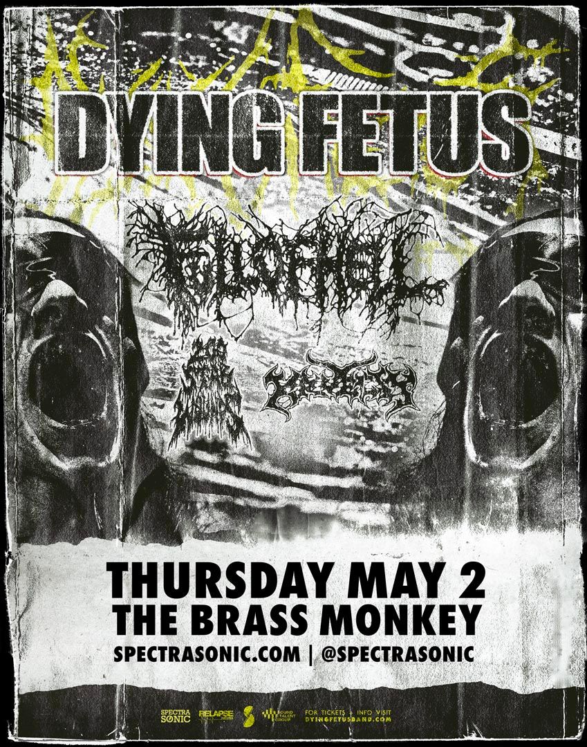 Dying Fetus, Full Of Hell, 200 Stab Wounds, Kruelty - Ottawa