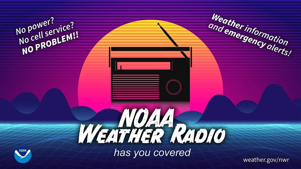 Weather Radio Familiarization:  Program your weather radio!