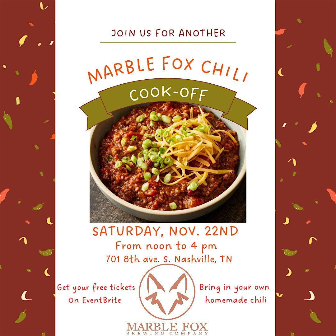 Marble Fox Chili Cook-off