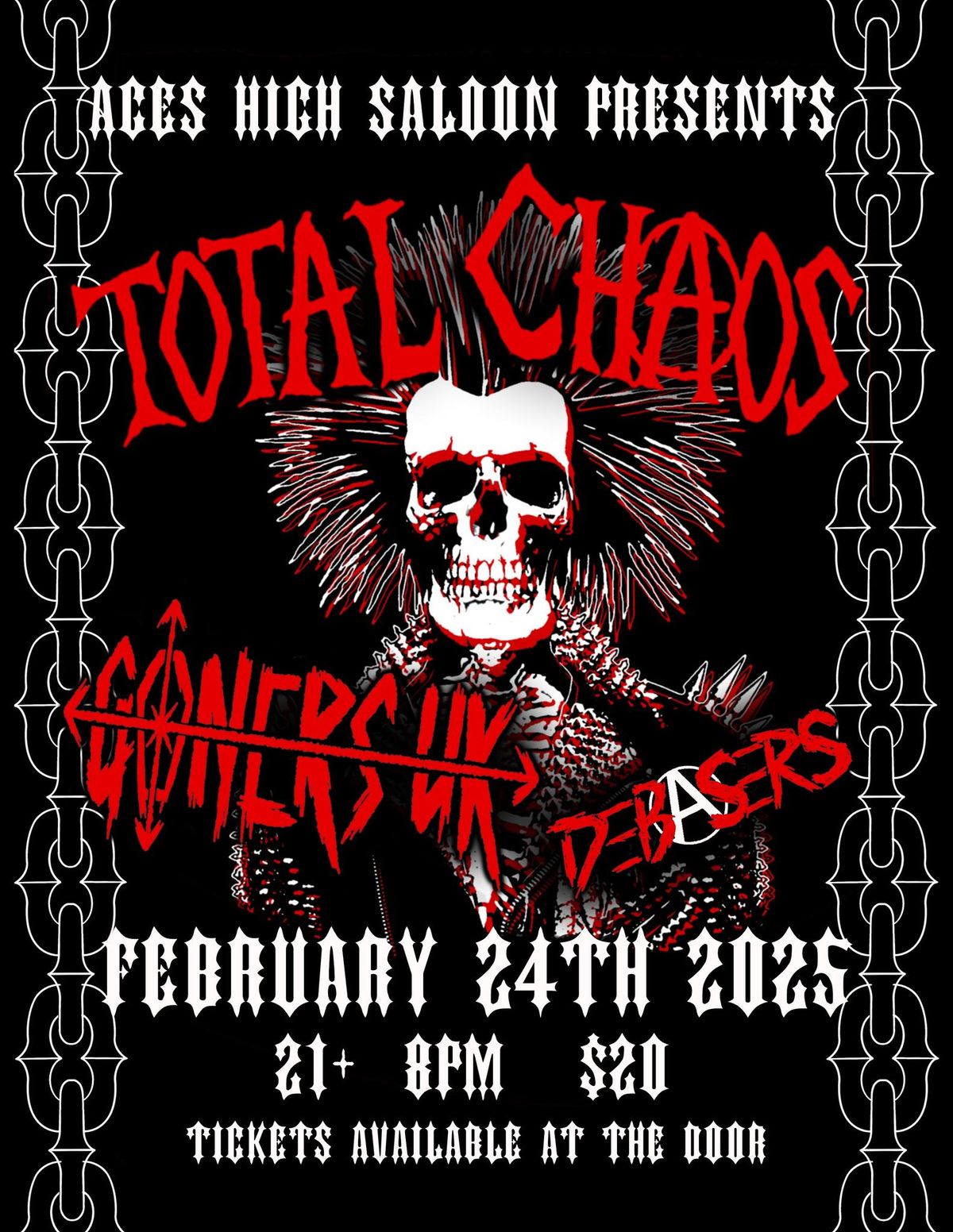 Total Chaos, Debasers, & Goners UK