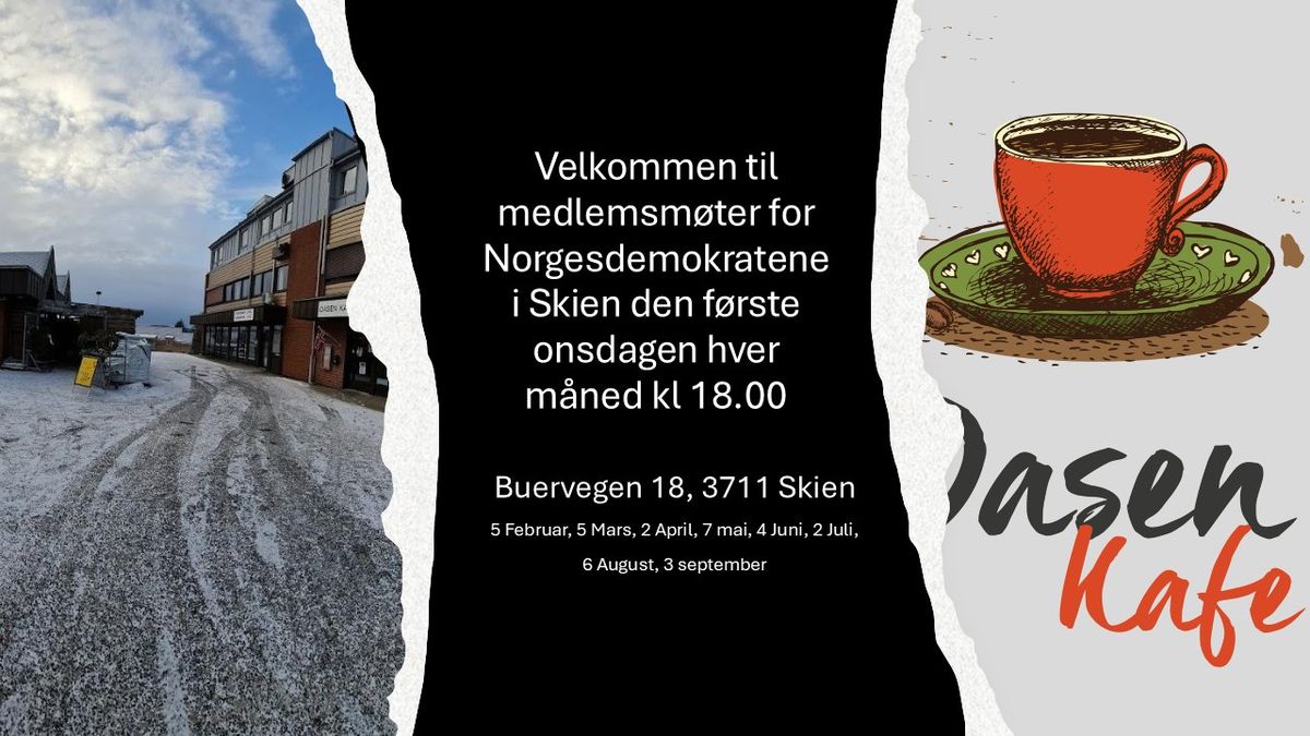 ND SKIEN MEDLEMSM\u00d8TER 2025