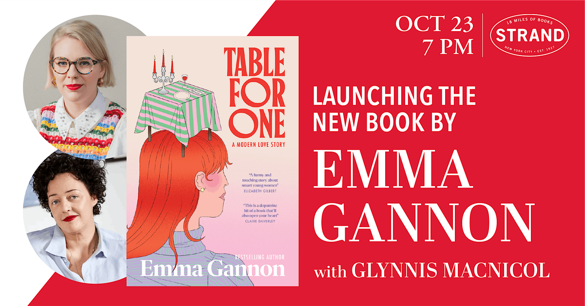 Emma Gannon + Glynnis MacNicol: Table for One