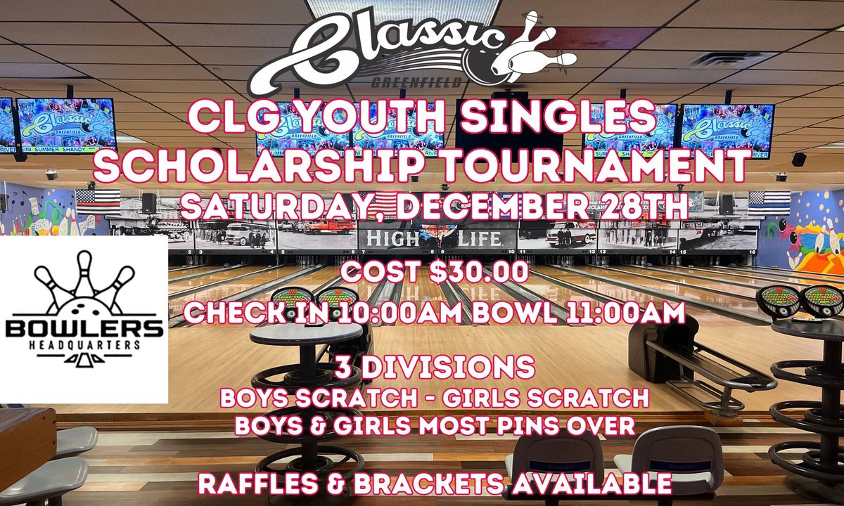 CLG Youth Singles Scholarship Tournament