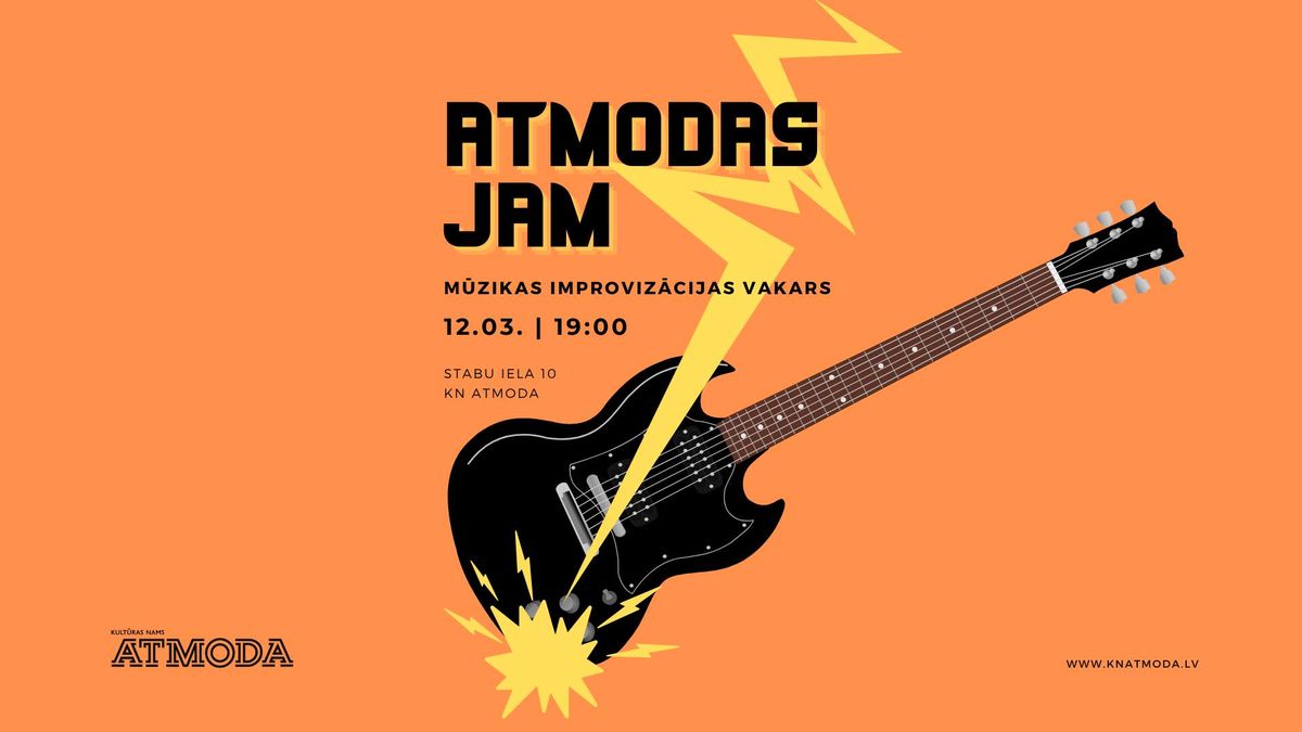 ATMODAS JAM #2 - m\u016bzikas improviz\u0101cijas vakars