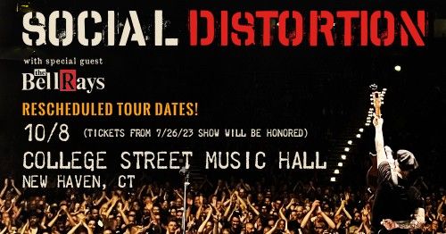 NEW DATE: Social Distortion at College Street Music Hall (New Haven)