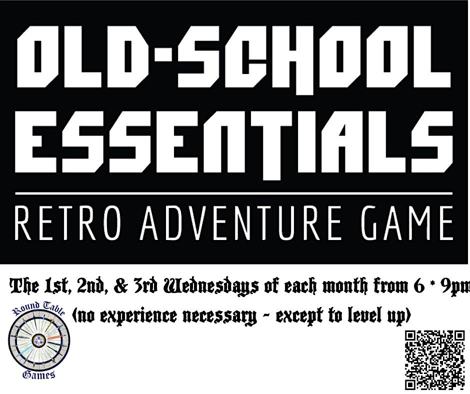 Old School Essentials RPG at Round Table Games
