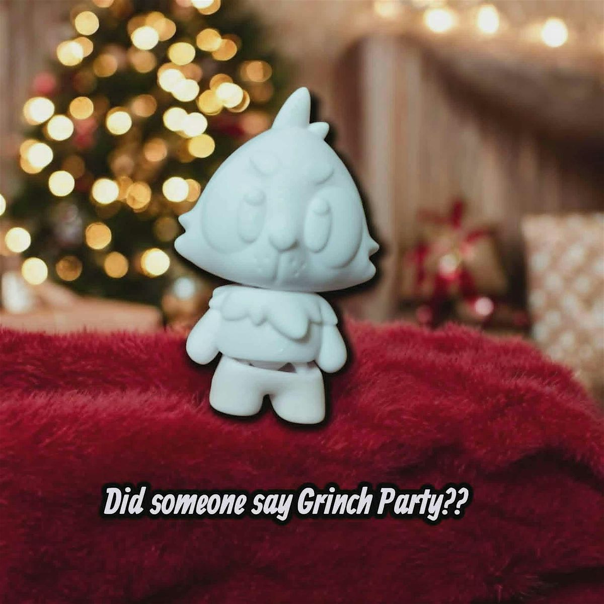 Grinch 3D print Sip-N-Paint