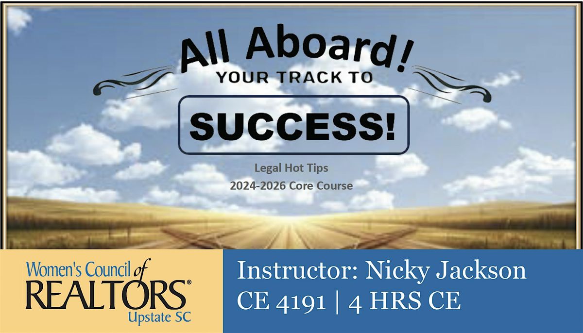 Legal Hot Tips- Core Course | All Aboard Your Track to Success!