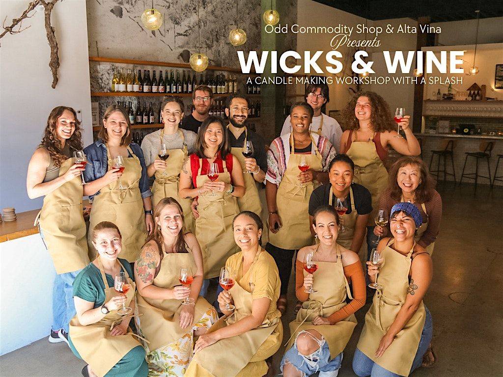 11\/16 Wicks & Wine | Candle Making Workshop