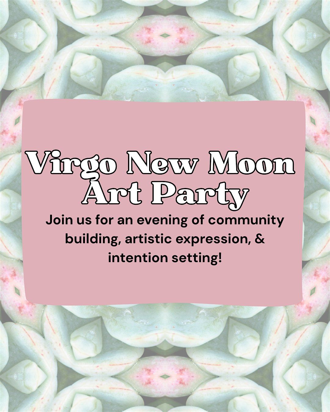 Virgo New Moon Art Party