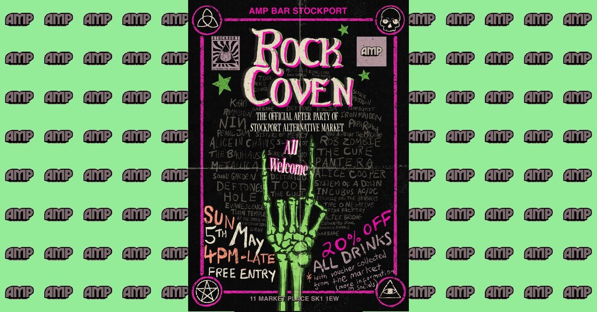 Rock Coven at AMP, Stockport **Free entry**