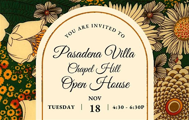 Pasadena Villa Outpatient Chapel Hill Open House