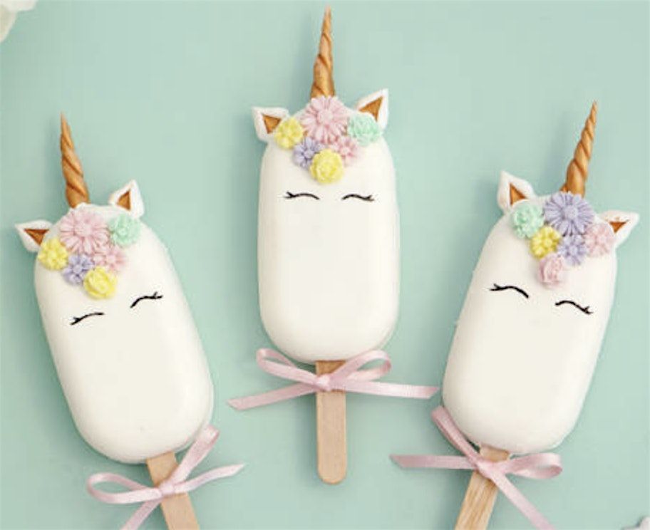 Unicorn Cakesicles