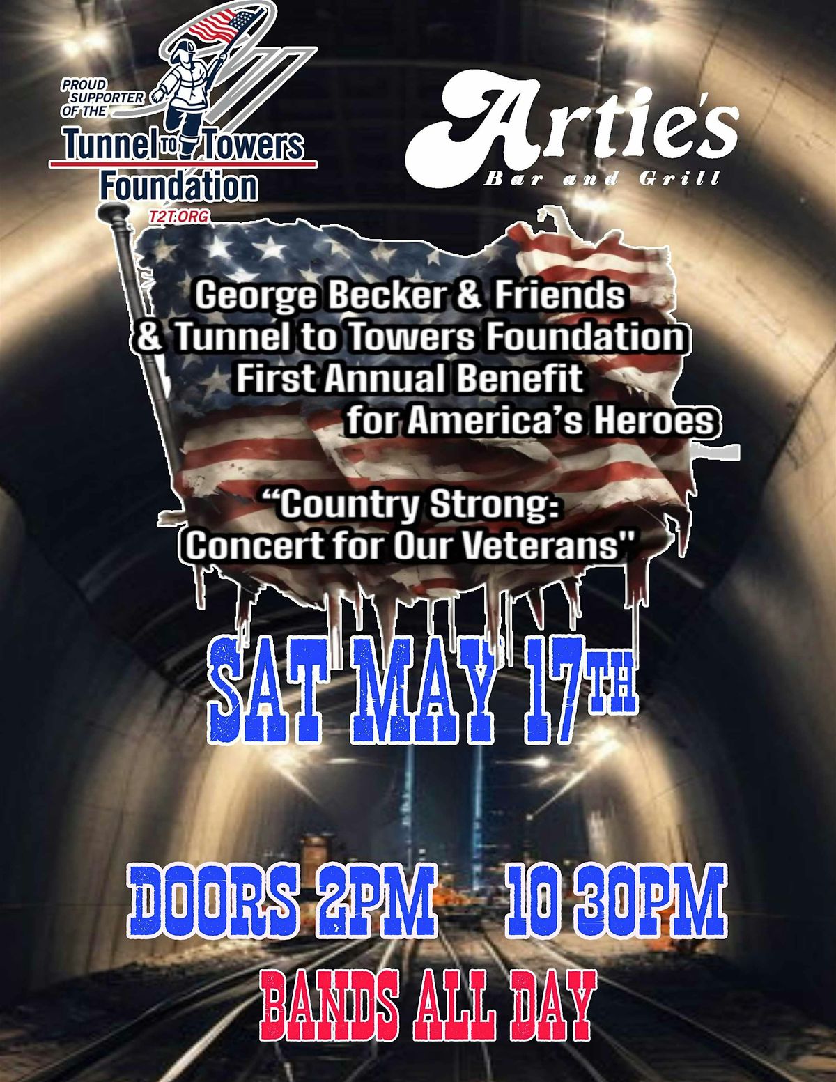 TUNNELS to TOWERS BENEFIT with GEORGE BECKER and FRIENDS