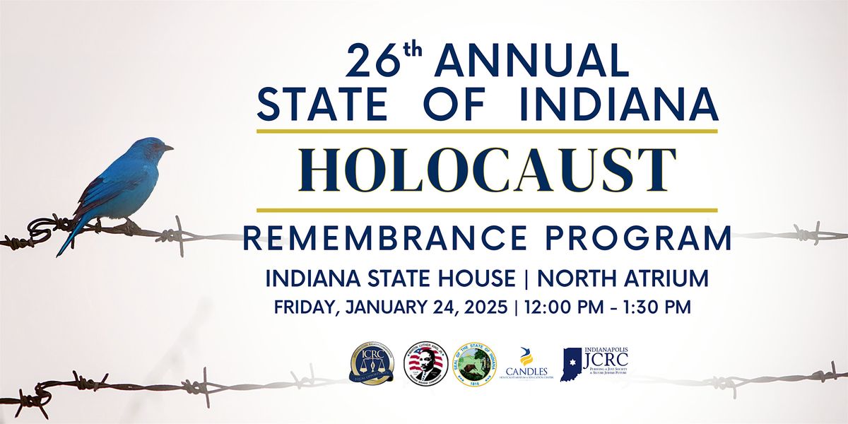 26th Annual State of Indiana Holocaust Remembrance Program