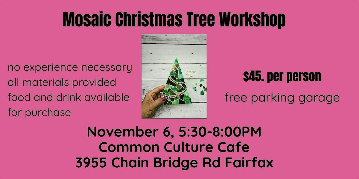 Make your own Mosaic Christmas Tree Workshop