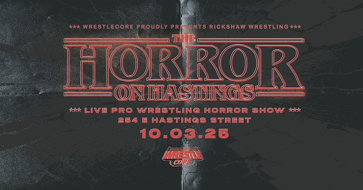 WrestleCore Presents Horror on Hastings VHS