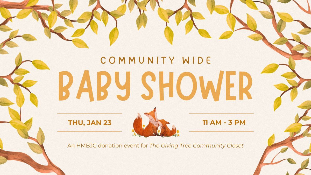 Community Baby Shower: The Giving Tree Community Closet